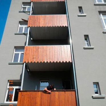 Balkone Holz